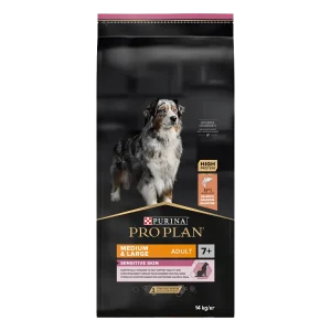 Pro Plan Senior Medium/Large Sensitive Skin Zalm 14 kg