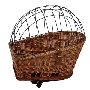 Provence Rieten Fietsmand Bagagedrager&kussen 35x55x49cm – max. 13kg