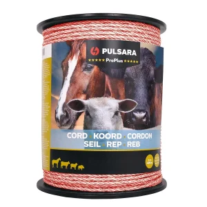 Pulsara Pro Plus - Schrikkoord - 32 cm - 400 Meter - Wit - 26.5 cm - 40000 cm