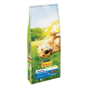 Purina Bonzo (Friskies) Menubrokken hondenvoer met kip/rundsmaak