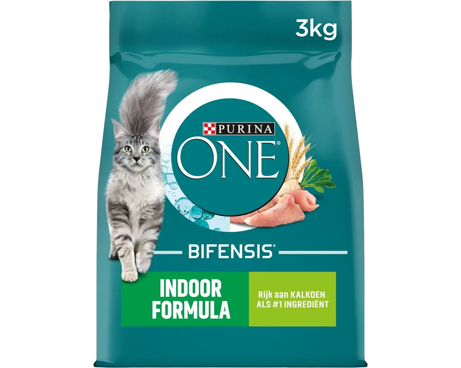 Purina One Indoor Kalkoen 3 kg