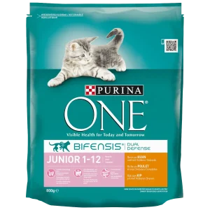 Purina One Junior kitten Kip en Granen 800 g.