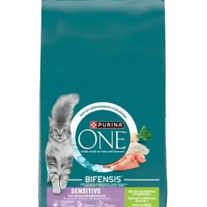 Purina One Sensitive Kalkoen en Rijst (met Bifensis)