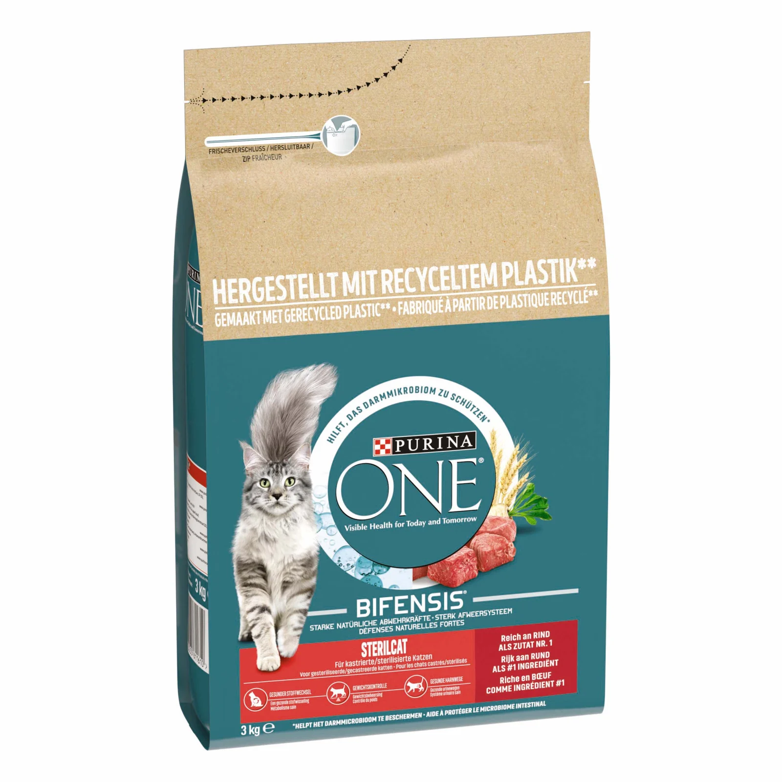 Purina One Sterilcat - Kattenvoer - 3 Kilogram - rund