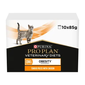Purina Pro Plan Veterinary Diets OM Obesity Management Kat Pouch Kip