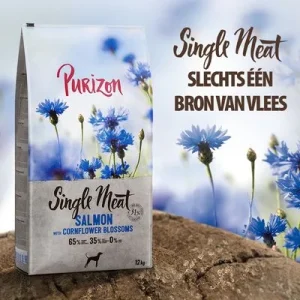 Purizon Single Meat Adult Zalm met Spinazie en Korenbloembloesem