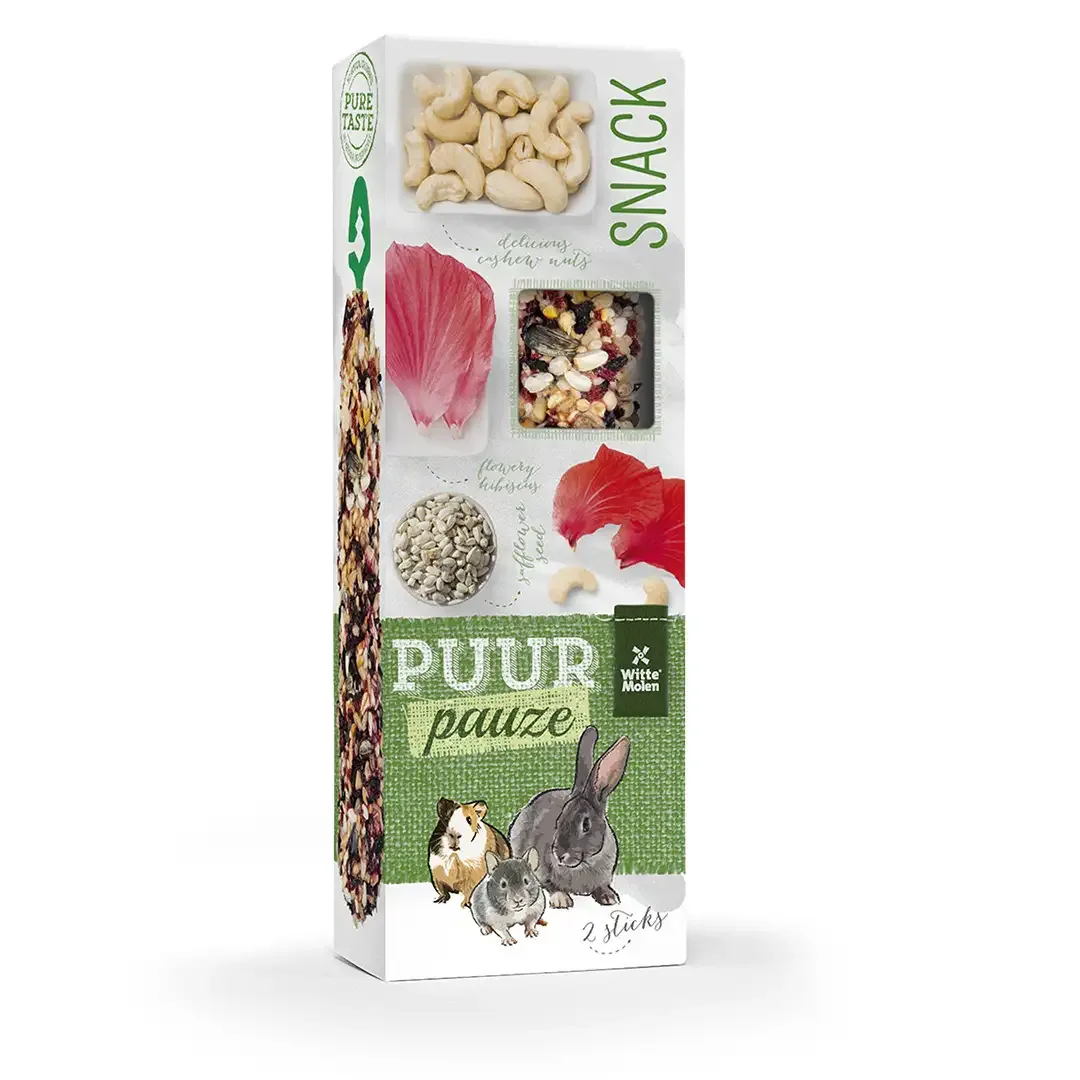 Puur Pauze Stick Hibiscus & Cashewnoten