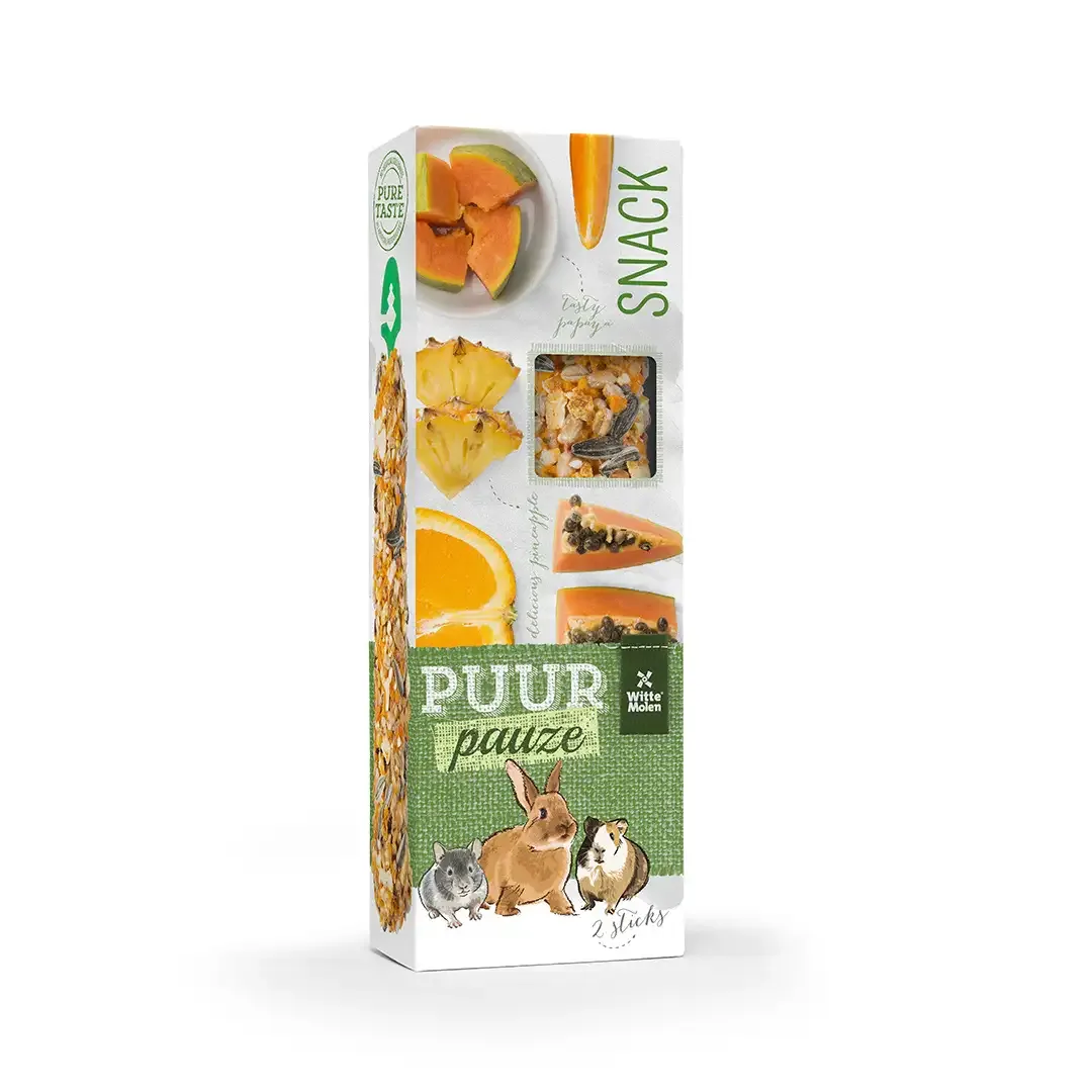 Puur Pauze Stick Sinaasappel & Papaja