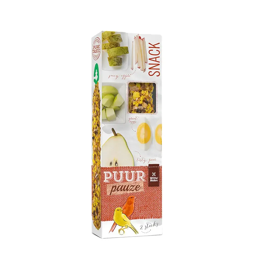 Puur Pauze Sticks Kanarie Appel & Peer