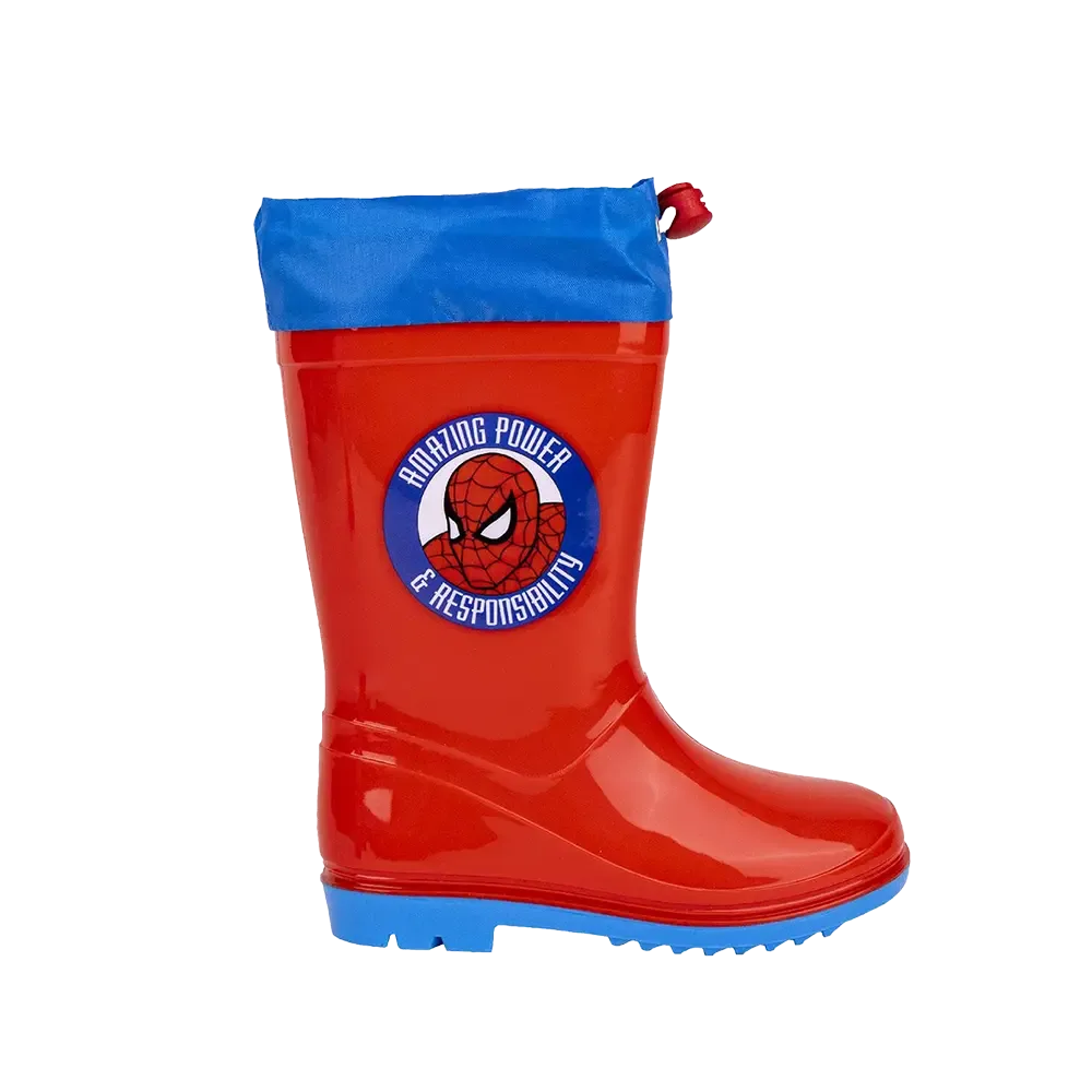 Regenlaarzen Spiderman Maat 28