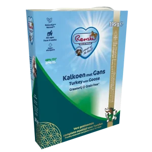 Renske Gestoomde Maaltijd Graanvrij Kalkoen & Gans 395 g