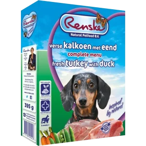 Renske Gestoomde Maaltijd Kalkoen & Eend 395 g