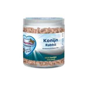 Renske Gezonde Beloning Hond Mini Hartjes Konijn 300 g
