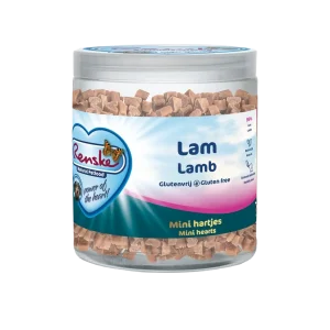 Renske Gezonde Beloning Hond Mini Hartjes Lam 300 g