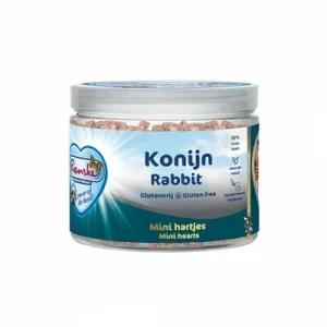 Renske Gezonde Beloning Mini Hartjes Konijn - 100 gr