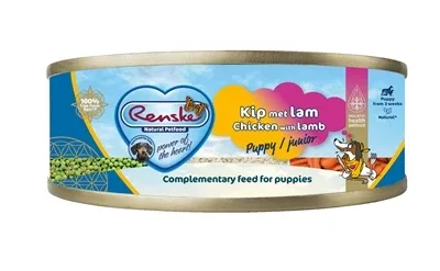 Renske Hond Pup Junior Vers Vlees Kip Lam - 95 gr
