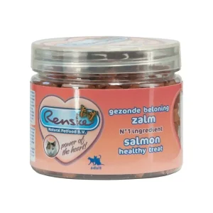 Renske Kat beloning hartjes Zalm (6 x 100g)