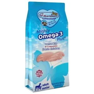 Renske Mighty Omega Plus Adult Senior Kip Rijst Hypoallergeen - 12 kg