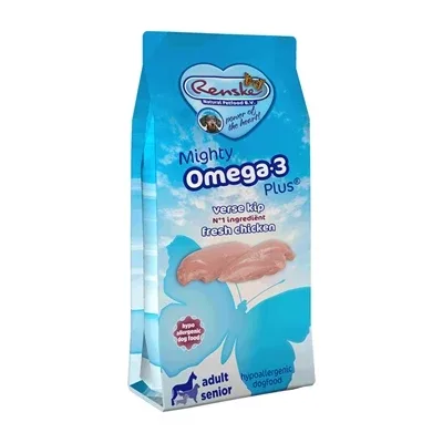 Renske Mighty Omega Plus Adult Senior Kip Rijst Hypoallergeen - 6,5 kg