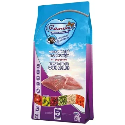 Renske Super Premium Adult Eend Konijn - 2 kg