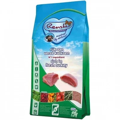 Renske Super Premium Senior Kalkoen Graanvrij - 12 kg
