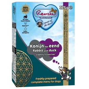 Renske Vers Konijn & Eend Graanvrij 375 gram
