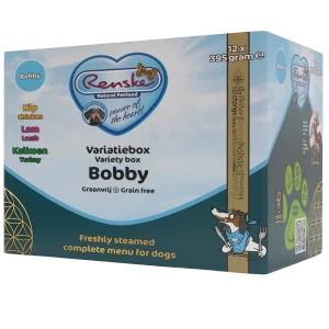 Renske Vers Vlees Variatiebox Bobby Graanvrij 12 x 395g