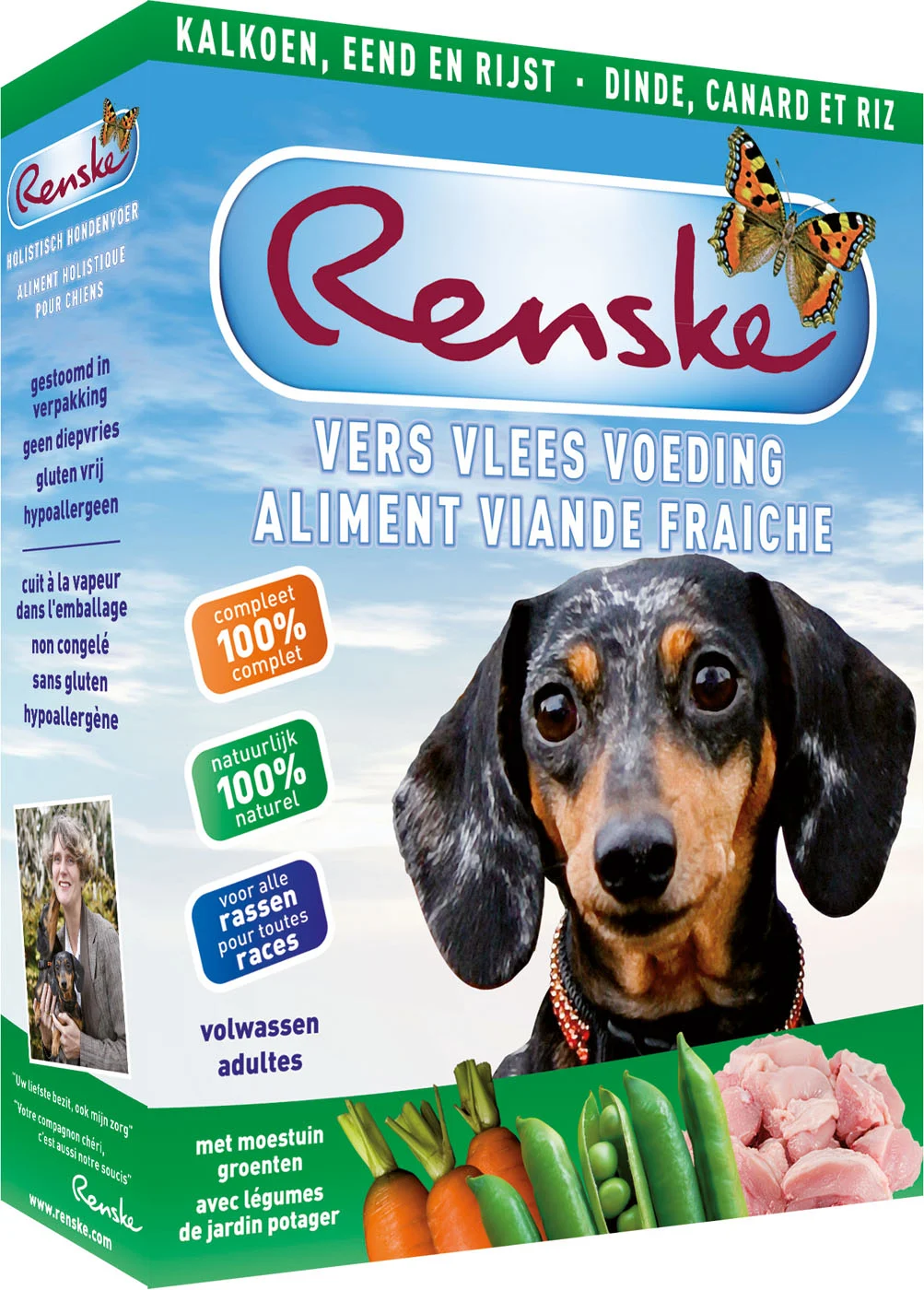 Renske Vers Vlees Voeding - Hondenvoer - 395 Gram - vis