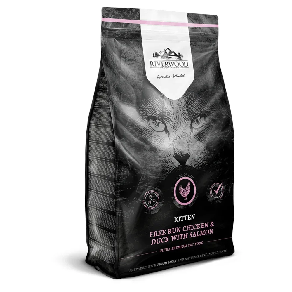 Riverwood Kitten - Kattenvoer - 6 Kilogram - eend, zalm, kip