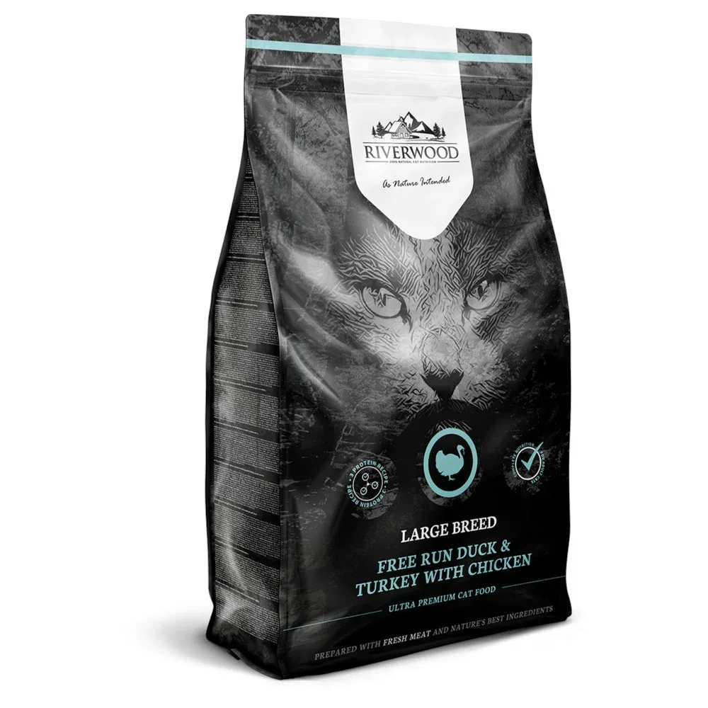Riverwood Large Breed - Kattenvoer - 6 Kilogram - kalkoen, kip, eend