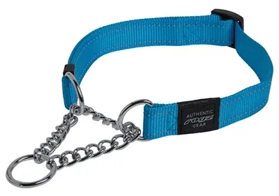 Rogz for Dogs Fanbelt Halfslip Halsband Turqouise 20 Mmx34 56 cm - 40 kg