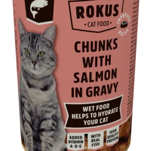 Rokus Adult - Kattenvoer - 415 Gram - zalm