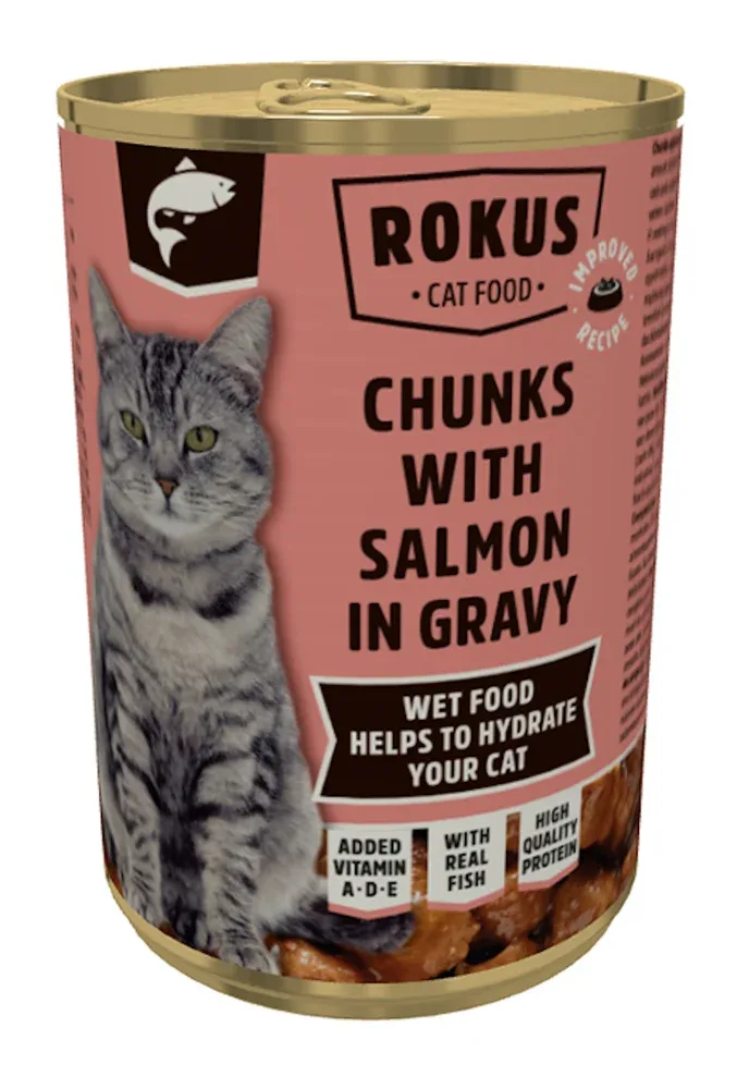 Rokus Adult - Kattenvoer - 810 Gram - zalm