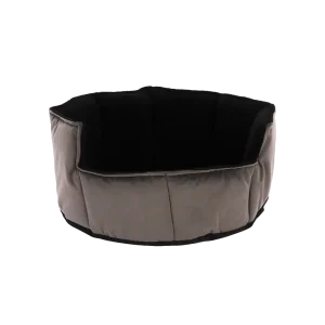 Ronde Mand Velours Taupe 70 cm