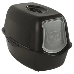 Rotho MyPet kattenbak eco BAILEY Zwart|Zwart 56x40x39 cm