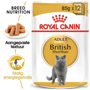 Royal Canin British Shorthair Adult natvoer kat (in saus)