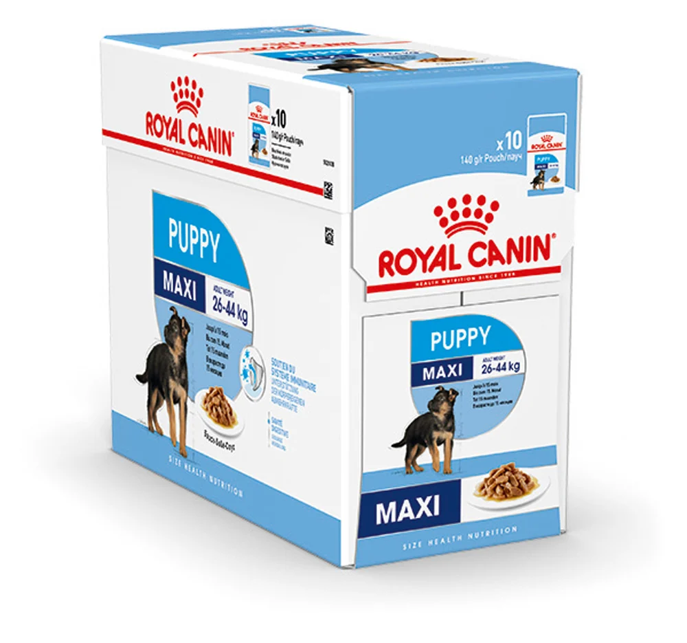 Royal Canin Maxi Puppy - Hondenvoer - 10x140 gram - 1400 Gram - gevogelte