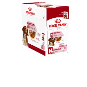 Royal Canin Medium Adult - Hondenvoer - 10x140 gram - 1400 Gram - gevogelte