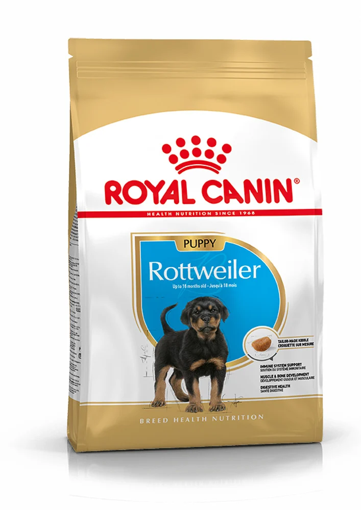 Royal Canin Rottweiler Puppy - Hondenvoer - 12 Kilogram - gevogelte