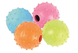 Rubber bal met bel 5,5 cm
