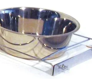 Rvs Hondenbak met Schroefhouder 21 cm