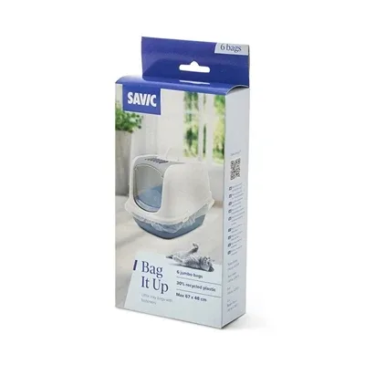 Savic Bag It Jumbo Kattenbakzak voor Nestor Jumbo Aseo Jumbo Leo 11,2x4,7x24,3 cm