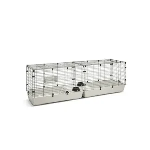 Savic Clubix 200 Knaagdierkooi Lichtgrijs - Zwart