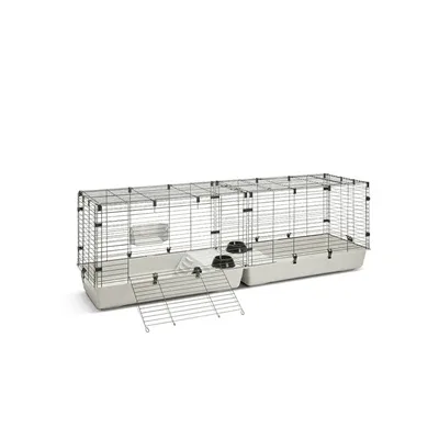 Savic Clubix 200 Knaagdierkooi Lichtgrijs - Zwart - Image 2