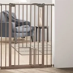Savic Dog Barrier Afsluithek met Kleine Deur - Grijs