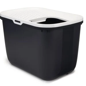 Savic Hop in - Kattenbak - Antraciet - 39.5x38.5x58 cm