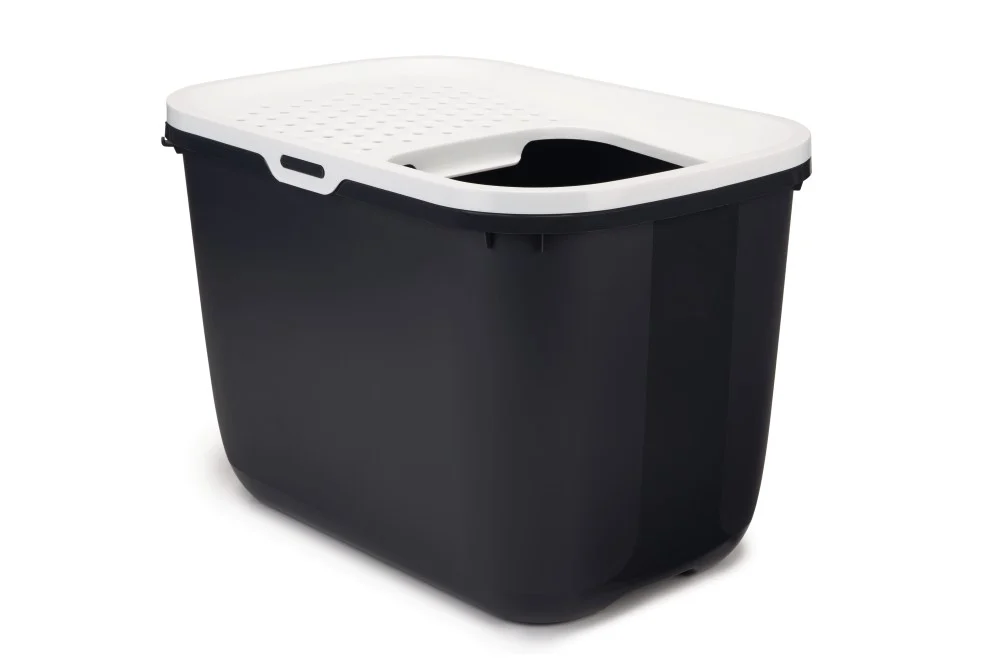 Savic Hop in - Kattenbak - Antraciet - 39.5x38.5x58 cm