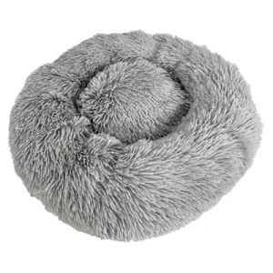 Sazzz Hondenmand Fluffy Lichtgrijs 52x52x13 cm
