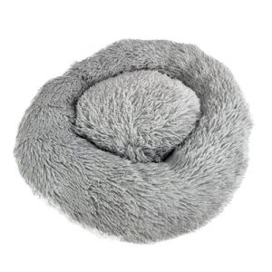 Sazzz Hondenmand Fluffy Lichtgrijs 65x65x15 cm