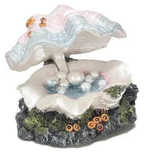Schelp met bubbel actie S – 12,5×11,5x8CM